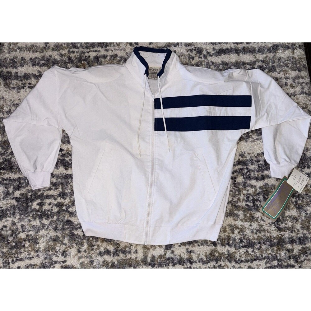 Vintage Westside Connection White & Navy Jacket Women’s – Size Medium – NWT